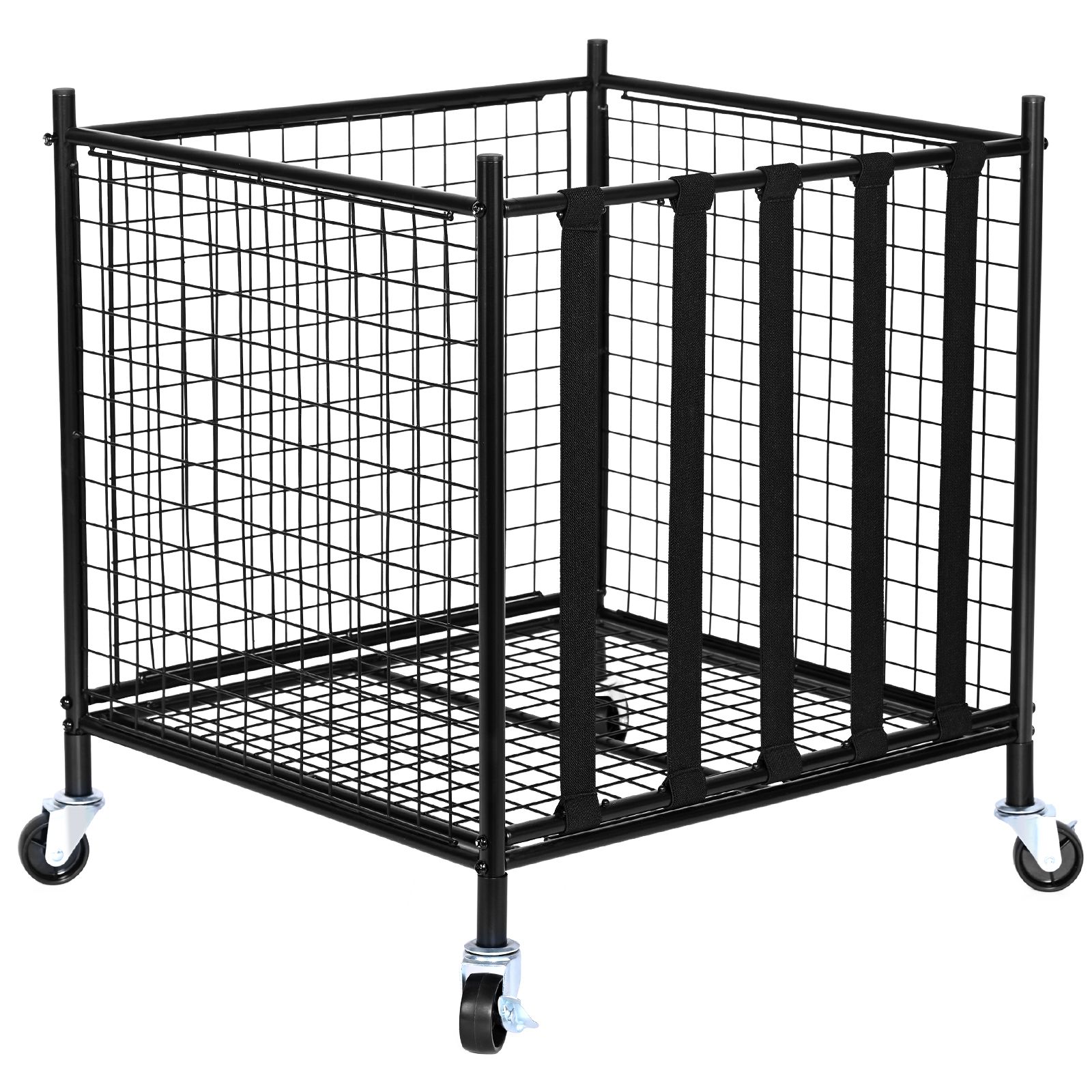 Sports Equipment Cart - Rolling Sports Ball Storage Cart, Lockable