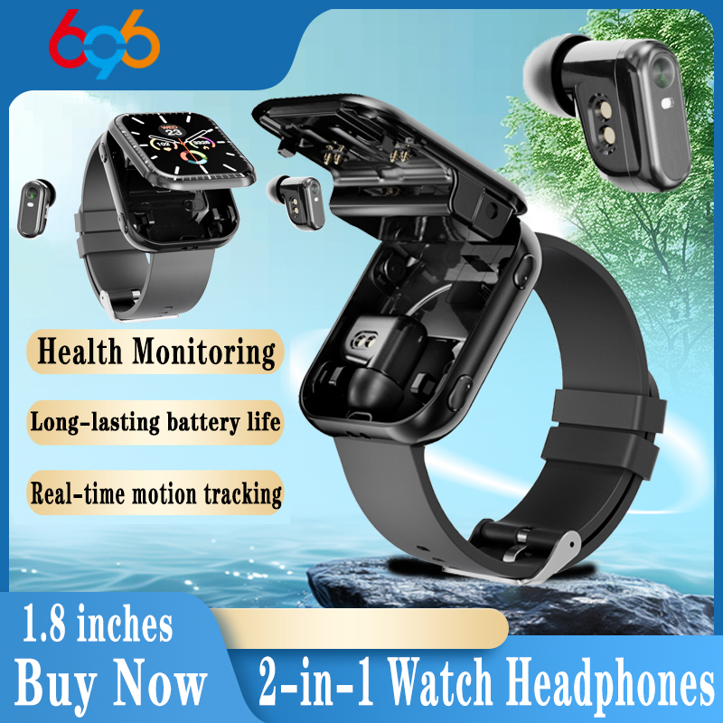 Sports Equipment In Spanish - Waterproof Smartwatch 2 En 1 Equipped