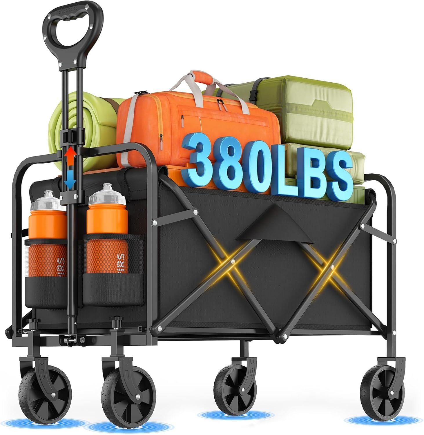 Sports Equipment Shop - 380LBS All Terrain Heavy Duty Folding
