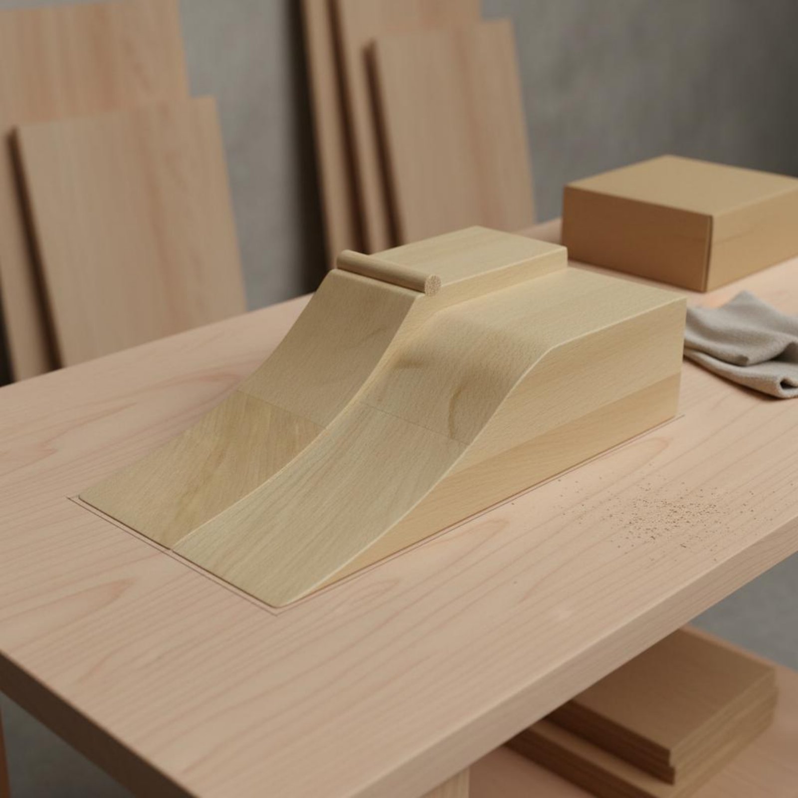 Xin Sports Equipment - U-Shaped Skate Ramp Long-Lasting Skate Practice