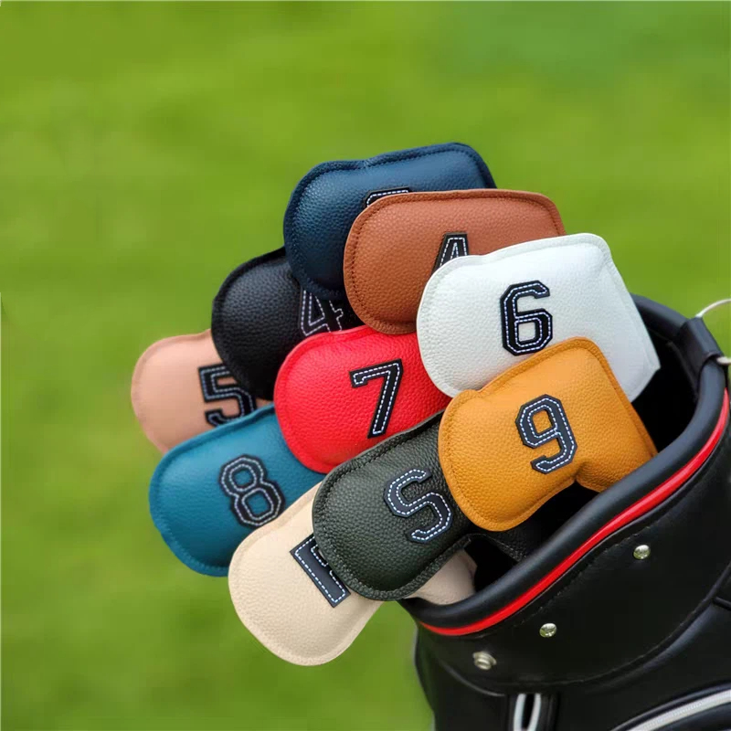 Xin Sports Equipment - 10pcs Golf Iron Headcover 4-9,P,A,S,X, Club