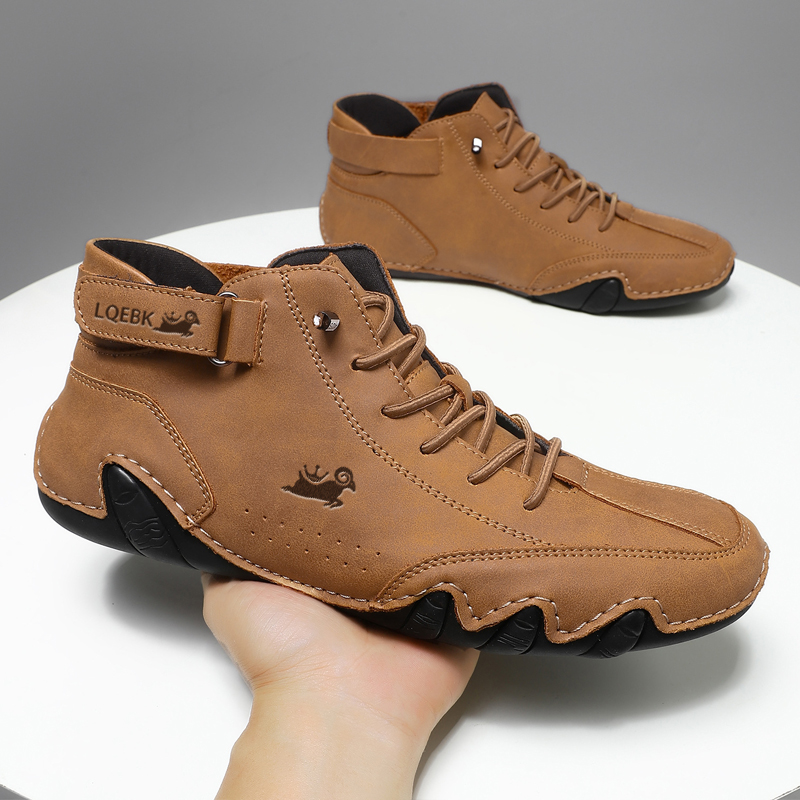 Sports Equipment Brands - Leather Shoes for Men Casual Sneakers