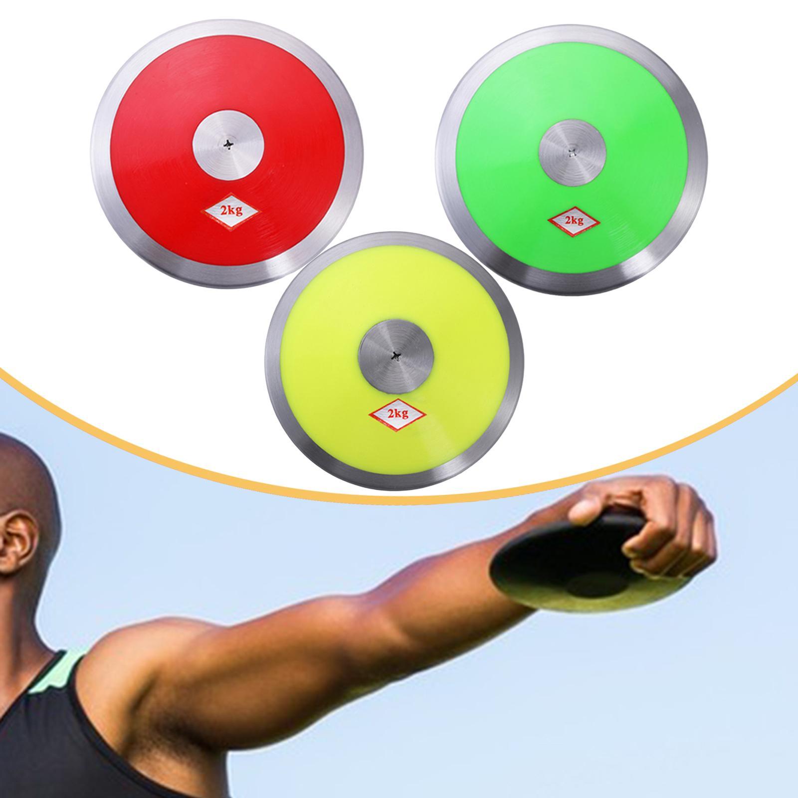 Discus Throw Training - 2kg Nylon Discus Throwing Discus Steel