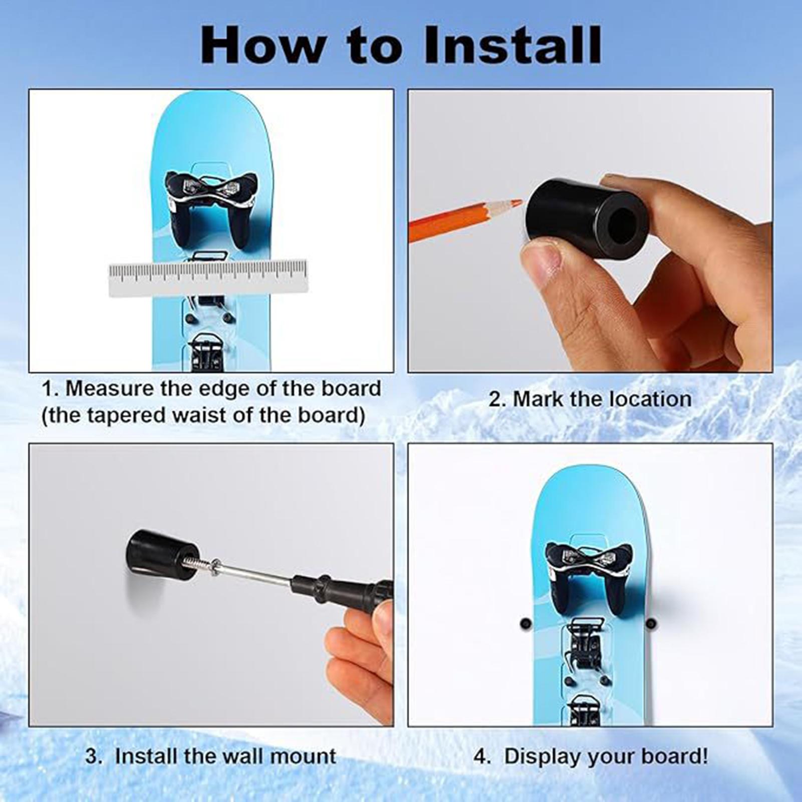Ski Wall Mount Vertical Snowbo - Sports Equipment Shop recension och pris