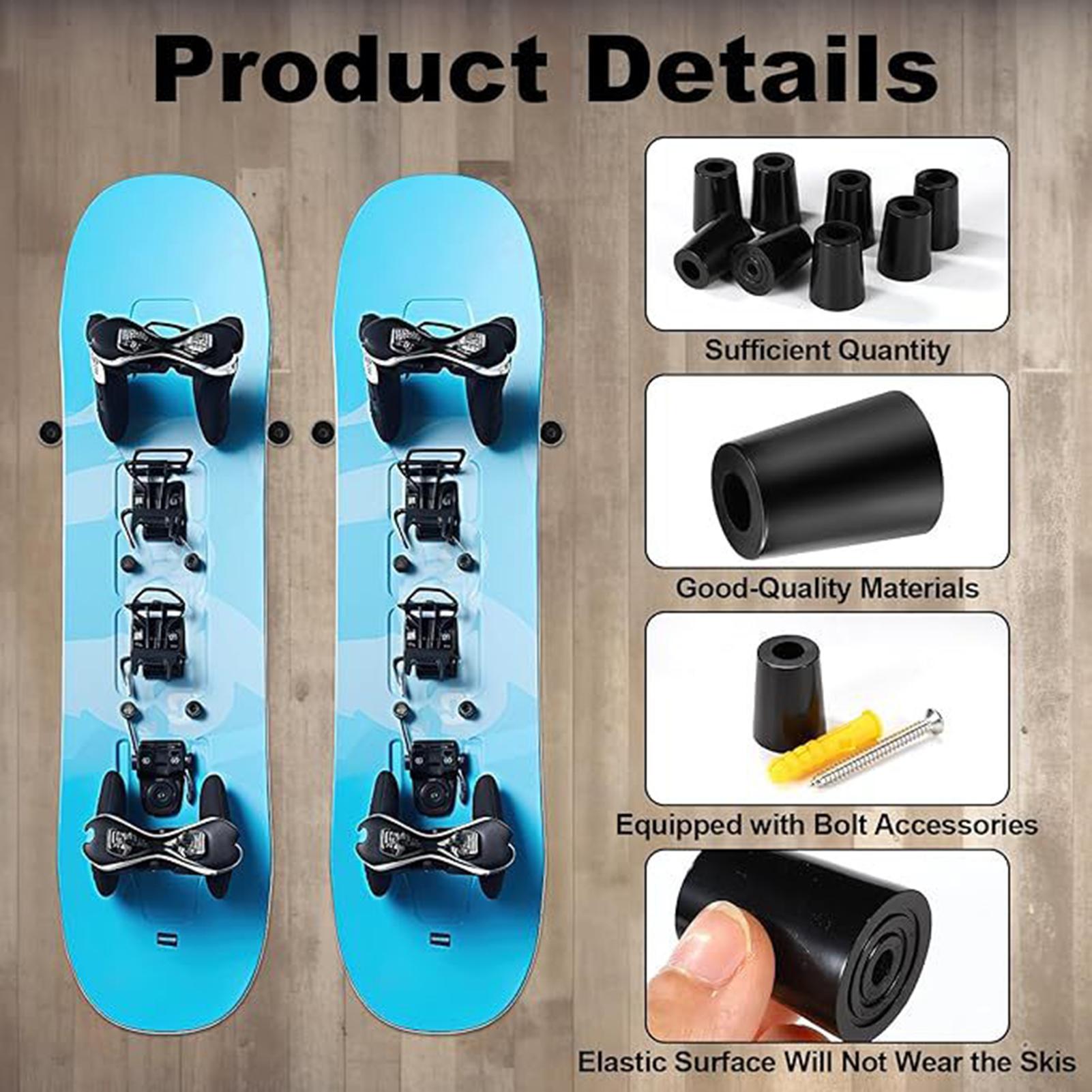 Ski Wall Rack Vertical Snowboa - Sports Equipment Shop recension och pris