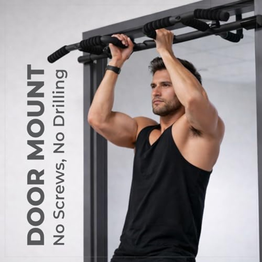 Doorway Pull Up Bar Set with S - Sports Equipment For Home recension och pris