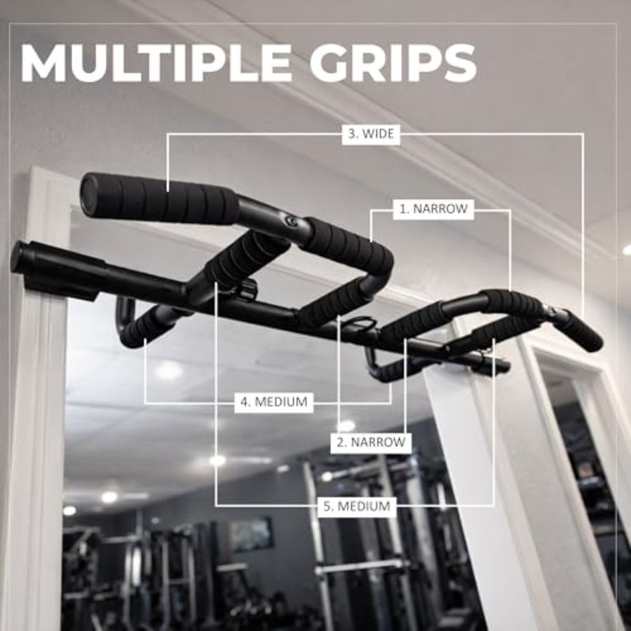 Doorway Pull Up Bar Set with S - Sports Equipment For Home recension och pris