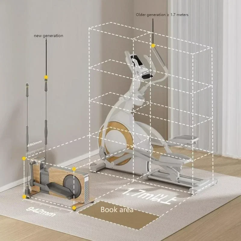 Elliptical Machine Small Woode - Sports Equipment For Home recension och pris