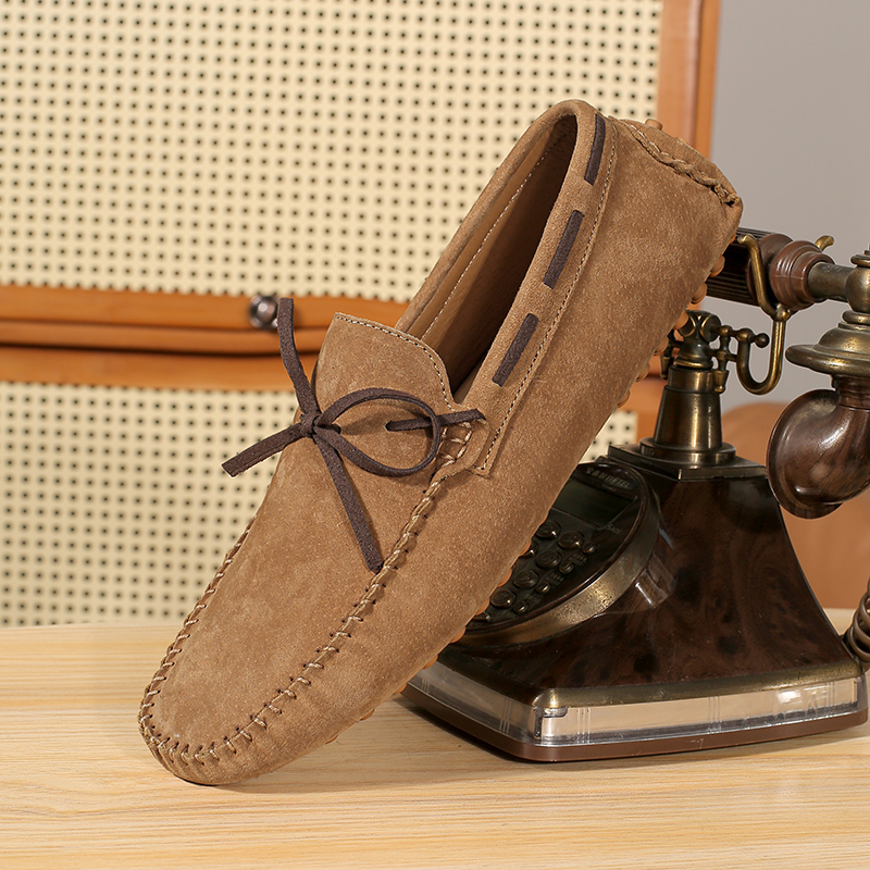 2026 Mens Moccasin Gray Brown  - Sports Equipment Brands recension och pris