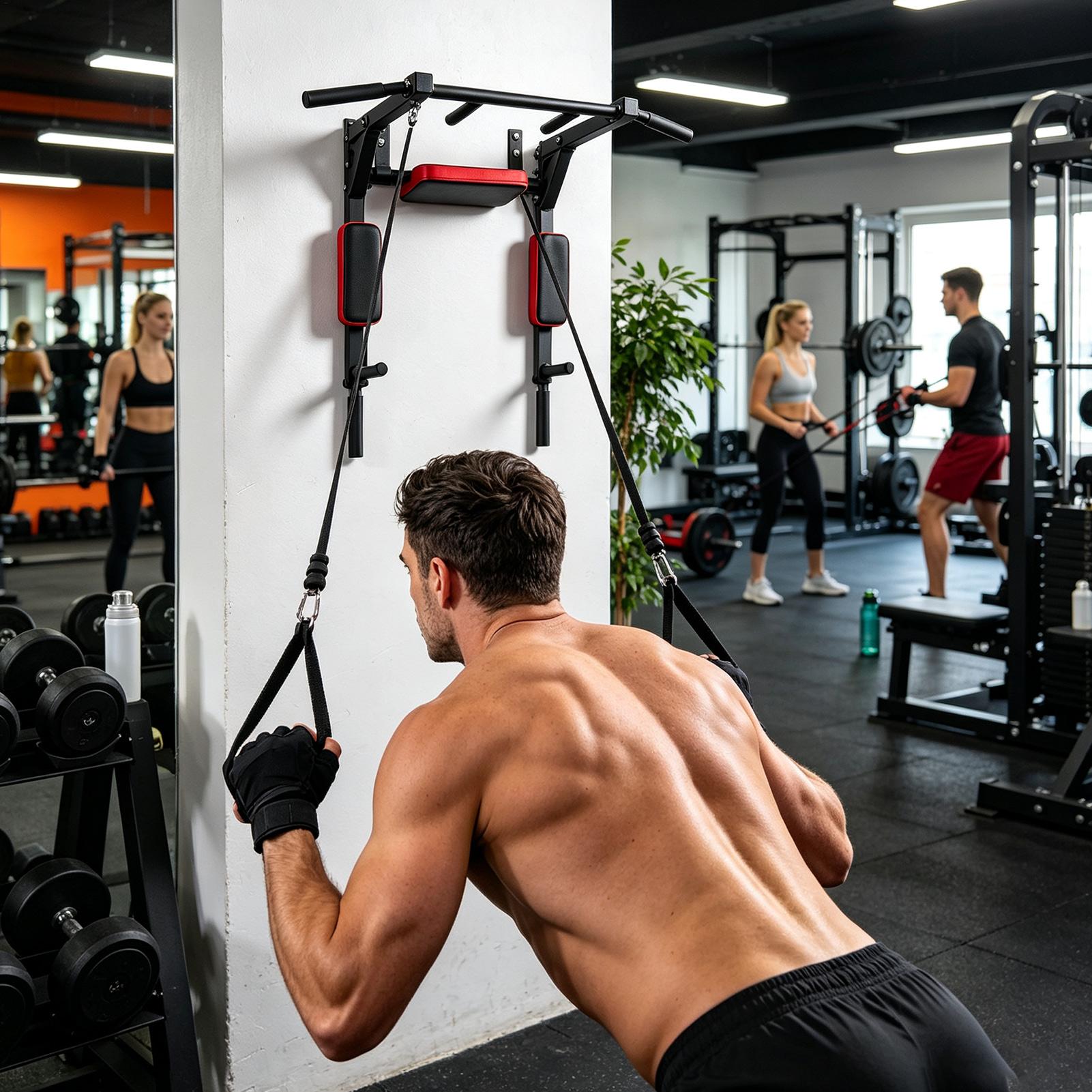 Wall-Mounted Pull-up Bar Fitne - Sports Equipment For Home recension och pris